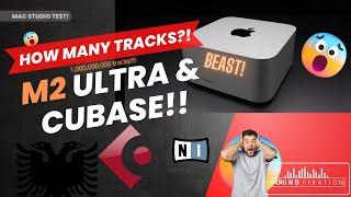 Mac Studio M2 Ultra and Cubase and Kontakt! Music production performance test!