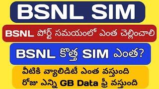 BSNL FRC Recharge Plans 2024 || BSNL New sim Plan Details || BSNL update || Bsnl 5g update