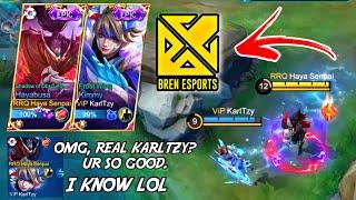 XIYOR HAYABUSA MEETS KarlTzy IN RANK GAME!? | REAL OR FAKE?! | MOBILE LEGENDS