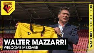 OFFICIAL | MAZZARRI WELCOME MESSAGE