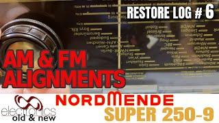 Doing the AM RF, and the FM IF alignments. Nordmende Super 250-9 rest. pt. 6