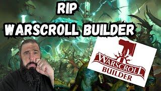 GW Kills off Warscroll Builder | Age of Sigmar