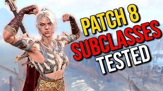 I Tested the NEW Patch 8 Subclasses! - BG3 Test Build