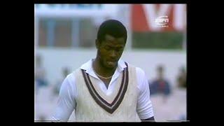 ENGLAND v WEST INDIES 3rd TEST MATCH DAY 1 OLD TRAFFORD JUNE 30 1988 COURTNEY WALSH MALCOLM MARSHALL