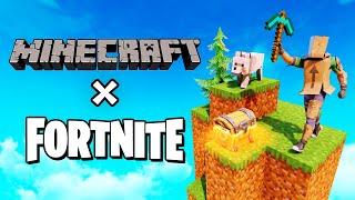 MINECRAFT X FORTNITE!