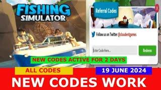 *NEW CODES 06/19/2024* [National Fishing Day] Fishing Simulator ROBLOX | ALL CODES