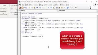 Microsoft Access A to Z: Creating custom functions with VBA