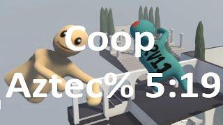 Human: Fall Flat Co-op Aztec% Speedrun - 5:19 (5:29 RTA) Former WR