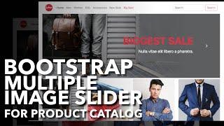 Bootstrap 5 Multiple Image Sliders For Ecommerce Product