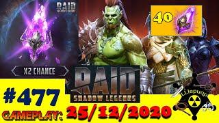 #477. х2 на Темные. Открываю 40 Войд Осколков  | RAID: Shadow Legends | 31/12/2020