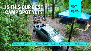 Bellingen, Never Never Creek - Tuckers Nob Forest NSW - Free Camping - HGT Explored!