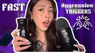 Fast & Aggressive ASMR: Most INTENSE Triggers You Won't Believe! ️️
