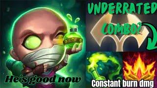 Singed + Searing crown = W combo? | Wildrift