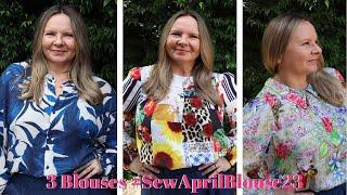 #SewAprilBlouse23 – Phen, Tilda and Marnie:  Three fab blouses and a Hemp/Cotton skirt