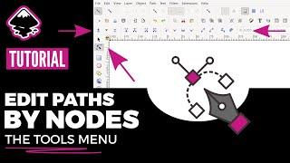 Inkscape tutorial how to edit paths by nodes