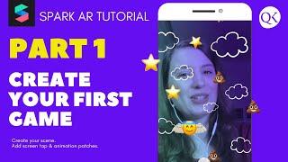 How to Create a 2D Game in SPARK AR [How to Start the Game and Set Objects in Motion]