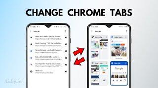 How to Enable/Disable Tab Groups In Google Chrome Android | Change Chrome Tab Style View Telugu