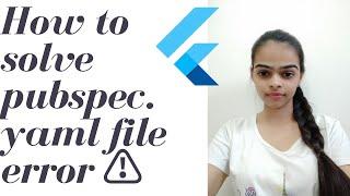 How to solve pubspec.yaml file error |pubspec.yaml flutter |flutter tutorial |Shreya's Stuff