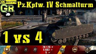 World of Tanks Pz.Kpfw. IV Schmalturm Replay - 8 Kills 3K DMG(Patch 1.4.0)