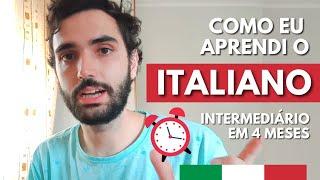 COMO APRENDER O ITALIANO MAIS RÁPIDO | Dicas + minha rotina de estudos