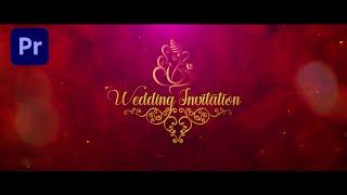 #free Wedding Invitation Premier pro Project Download | Invitation Template | Save The Date