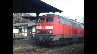 Dezember 2005 - die letzten DB Züge in Quedlinburg