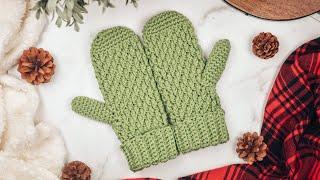 Country Cottage Mittens Crochet Tutorial - Quick and Easy Crochet Mitten Pattern