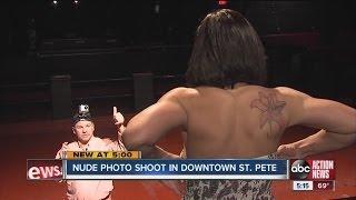 Photographer stages nude photo shoot in downtown St. Pete