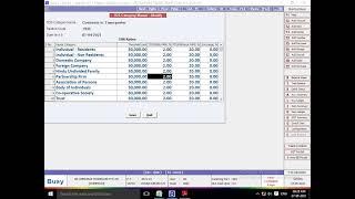 Busy Accounting Software Lecture With RCM Entry In Hindi