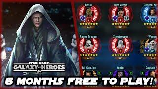 This Is What 6 Months Free to Play Looks Like in 2024 for Star Wars Galaxy of Heroes!