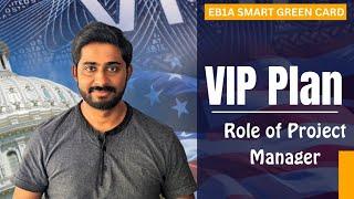 Role of Project Manager in the VIP Plan | EB1A Smart Green Card