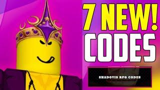 SHADOVIS RPG CODES [ROBLOX] | SUPER EXP BOOST CODES 2024