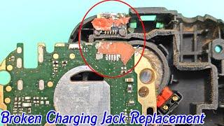 How to repair Broken or Damaged Print from PCB Charging Jack replacement