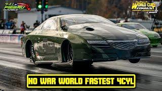 New World Record 4 Cyl No War honda k24 5.86 @243mph World Cup Finals 2022 MIR | Palfiebrutv