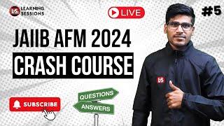 JAIIB 2024 | AFM Crash Course | Most important Questions & Concepts #5