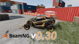 WHAT'S NEW  BEAMNG DRIVE UPDATE V 0 30 | Dockside Dart | 9dargon