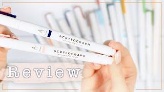 Archer and Olive Acrylograph Pens || Review, Swatches & Comparison