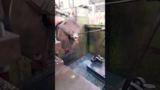 how to use centre drill and bent tail carrier in lathemachine#fitter