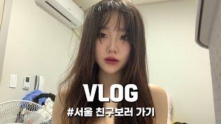 [VLOG] 서울가서 친구들과.. | 붙임머리 | 인생네컷 | 일상 브이로그