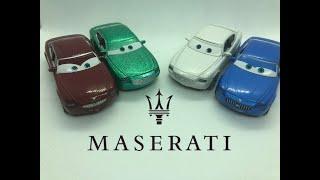 Disney Pixar Cars Diecasts - Maseratis Showcase (Bindo, Carlo Maserati, Antonio and Costanzo)