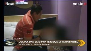 GEREBEK! 2 PSK dan 1 Pria Terciduk Asyik Mesum di Kamar Hotel Surabaya - Police Line 20/08