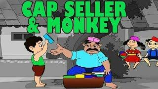 Cap Seller And Monkey | Animated English Moral Stories | Kids Cartoon | My First Stories