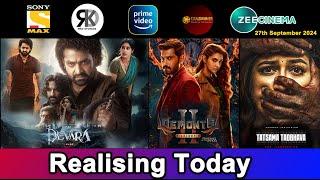 3 New South Hindi Dubbed Movies Releasing Today | Demonte Colony 2, Devara | 27th September 2024