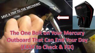 One Bolt Putting Your Mercury in Limp Mode (Super Easy Fix!)