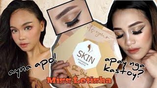 GLAMSKIN MANILA EYESHADOW PALETTE x Leti Sha Velasco(unboxing+try on)//M.L.A BeauTV