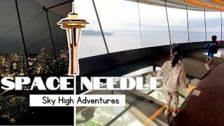 Space Needle: Day vs. Night | TOP Things to Do in Seattle | Family Travel in Washington | Day Trip