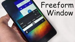 How To Enable Freeform Window Mode On Android Nougat without Rooting Freeform Multi Window Mode