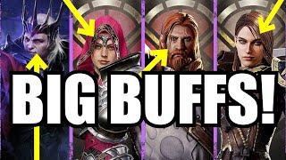 MORE DAMAGE! New hero buffs are GREAT! King Arthur Legends Rise top tier list legendary update