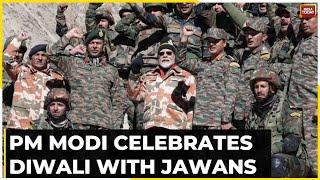 PM Modi Celebrates Diwali With Soldiers In Himachal's Lepcha