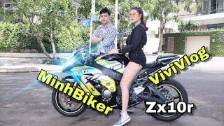 PKL 1000cc chủ xe cũng lung linh  - kawasaki zx10r vivivlog | MinhBiker